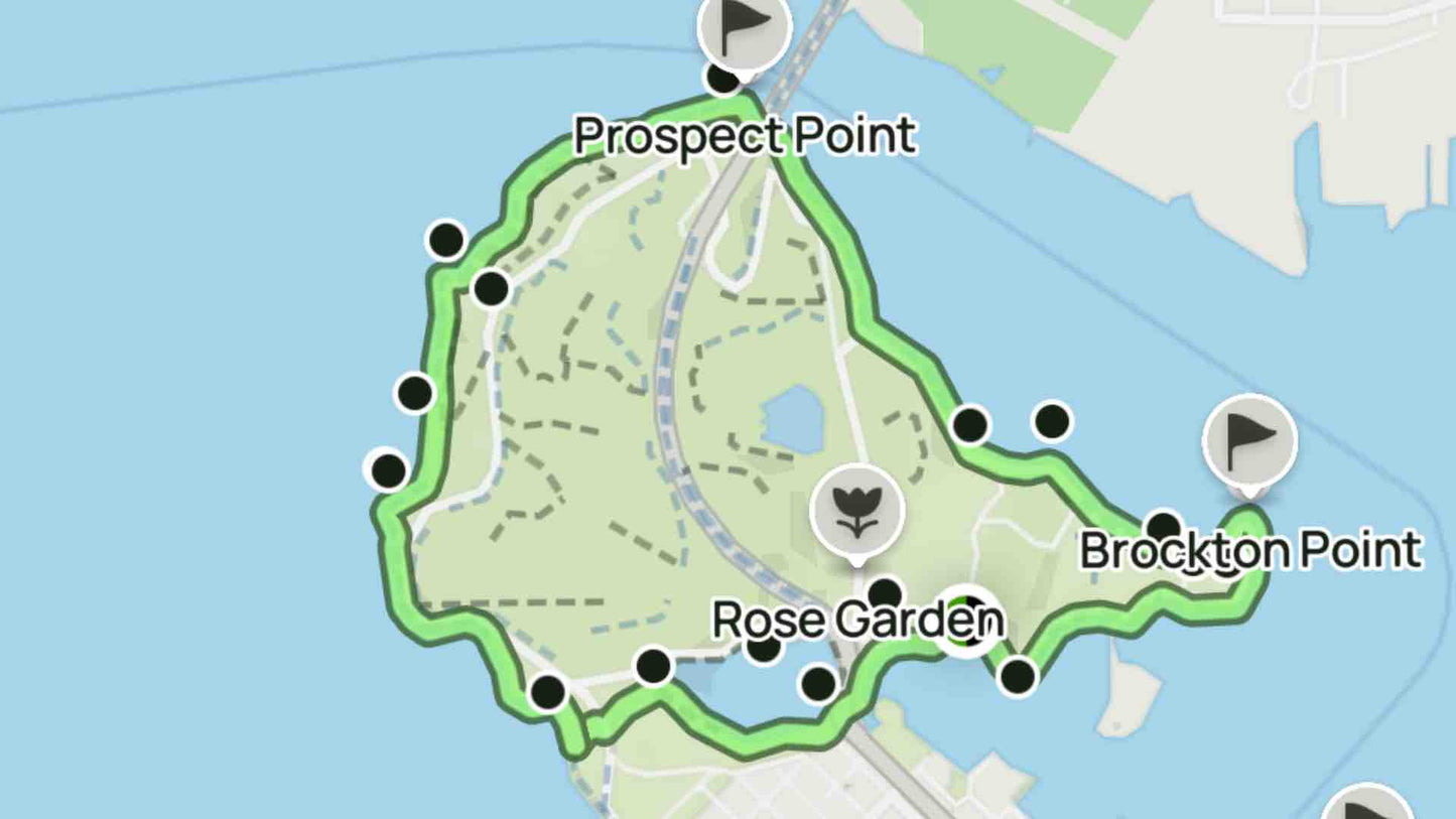Biking Stanley Park Loop Trail