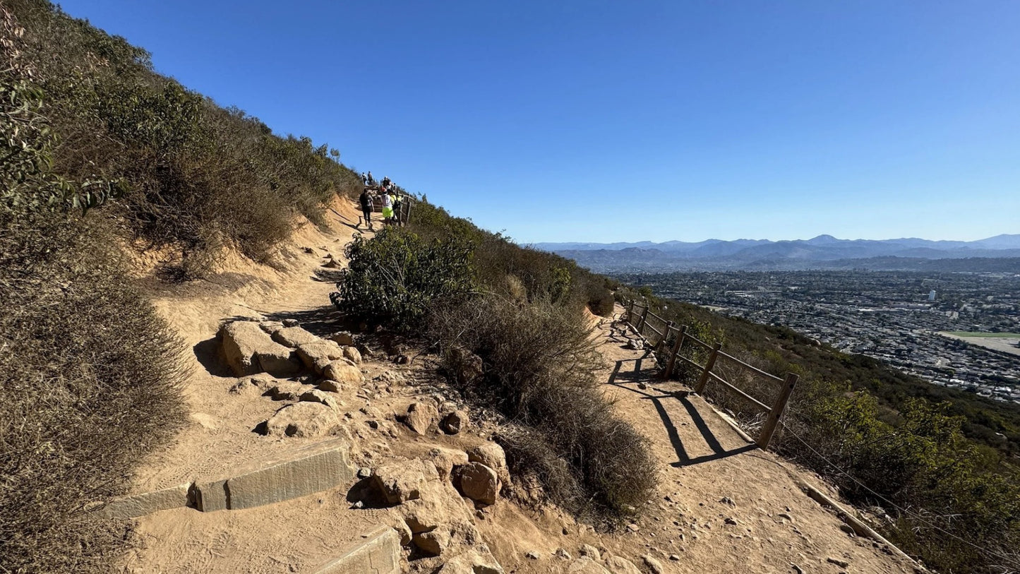 The Cowles Mountain Loop Trail Hiking