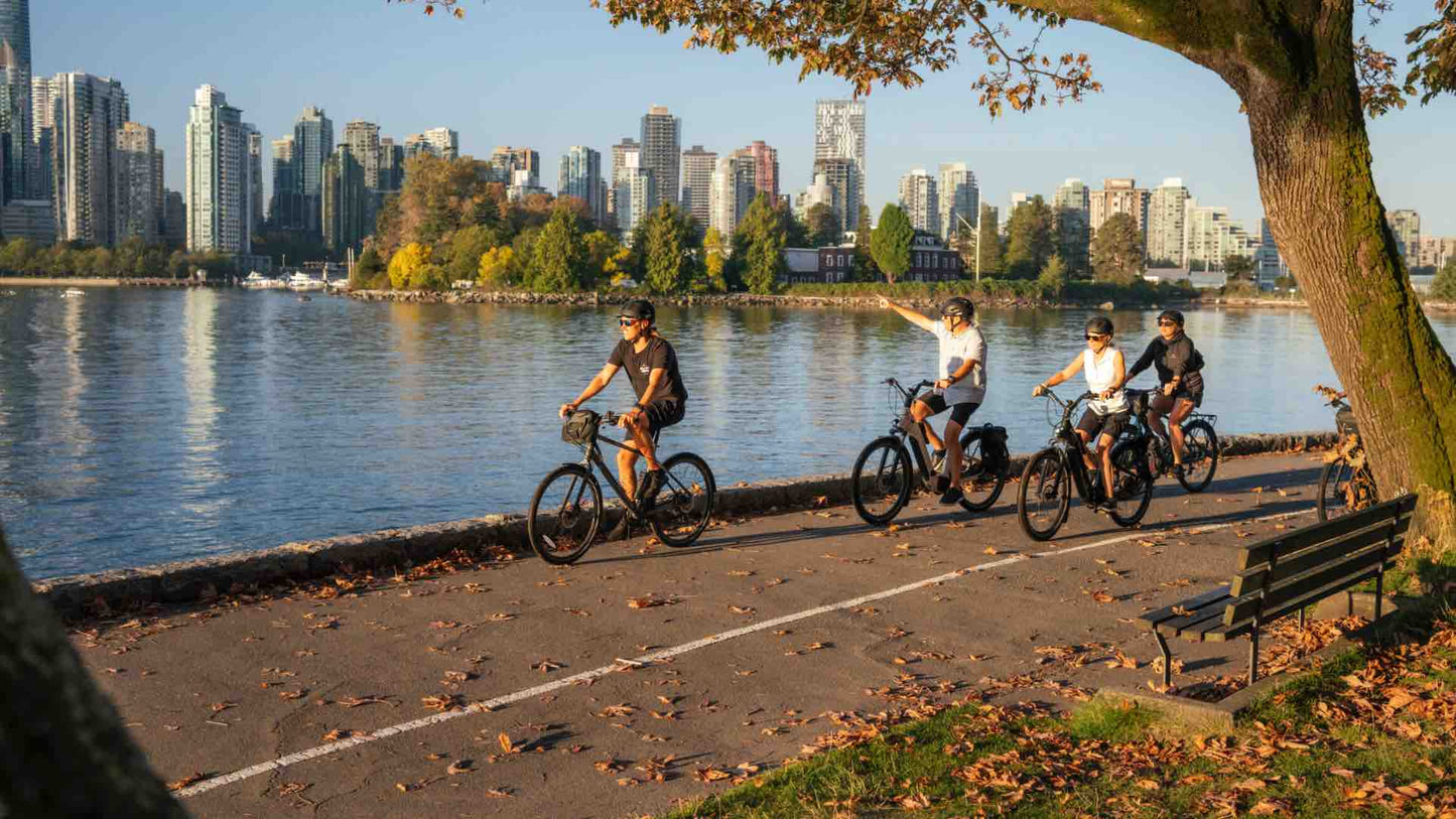Biking Stanley Park Loop Trail